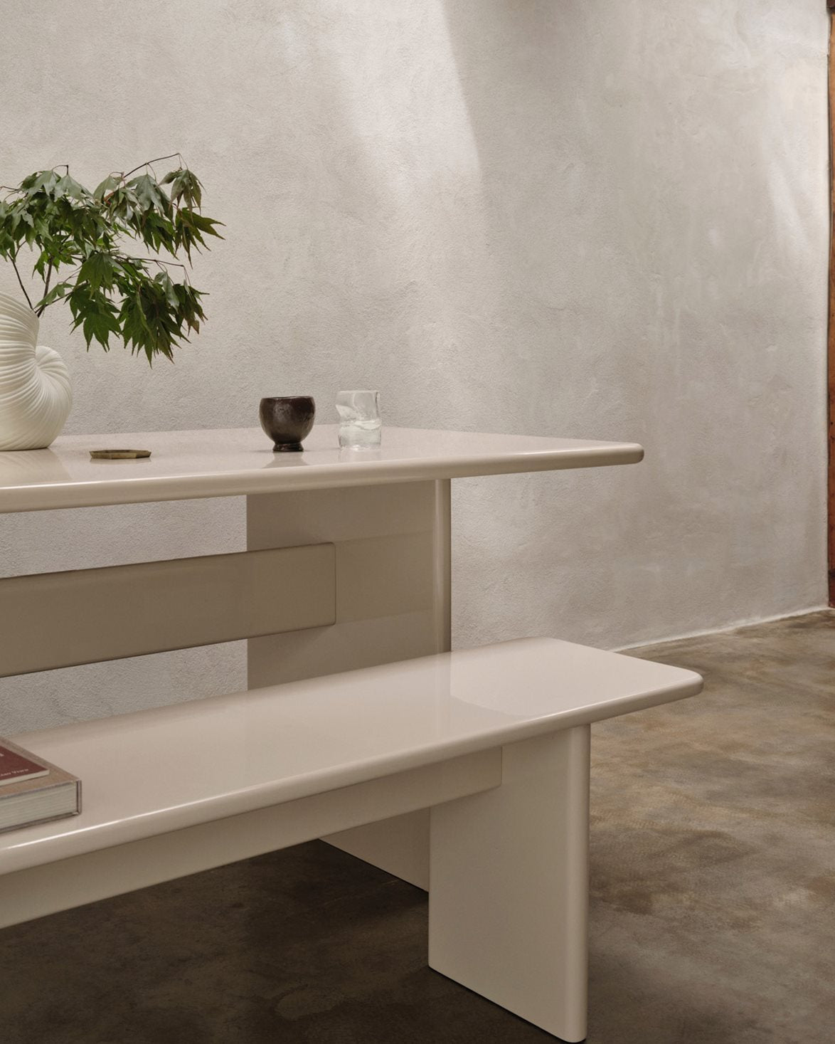 Rink Dining Table 240 Eggshell