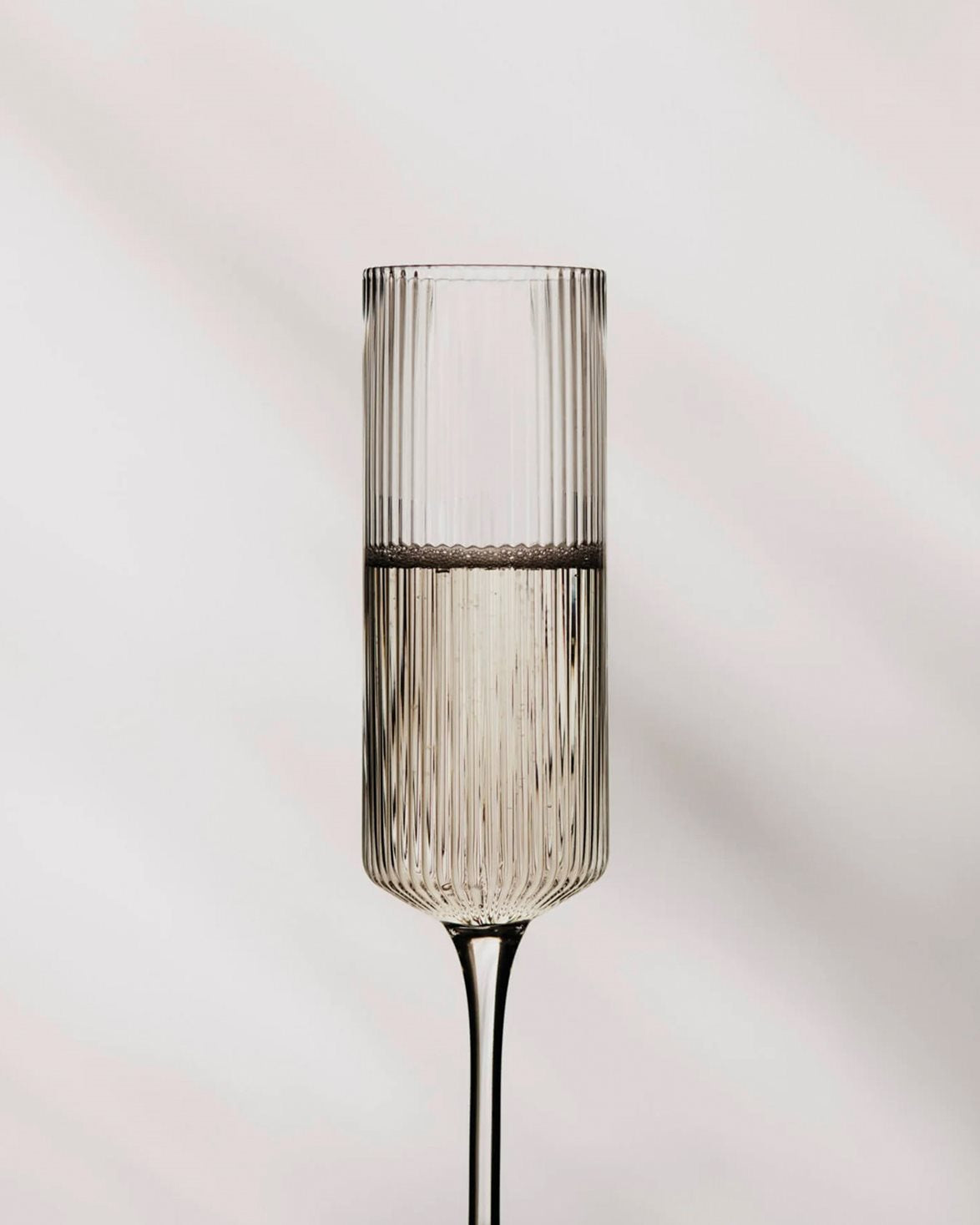 Ripple Champagne Flutes Set Of 2 Clear