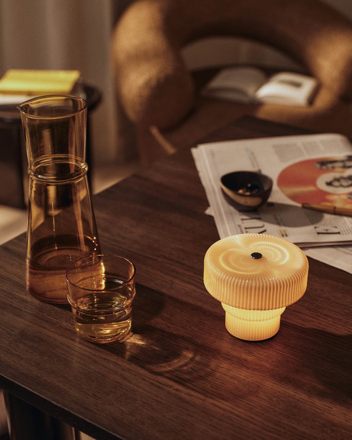 Ripple Portable Lamp Oat