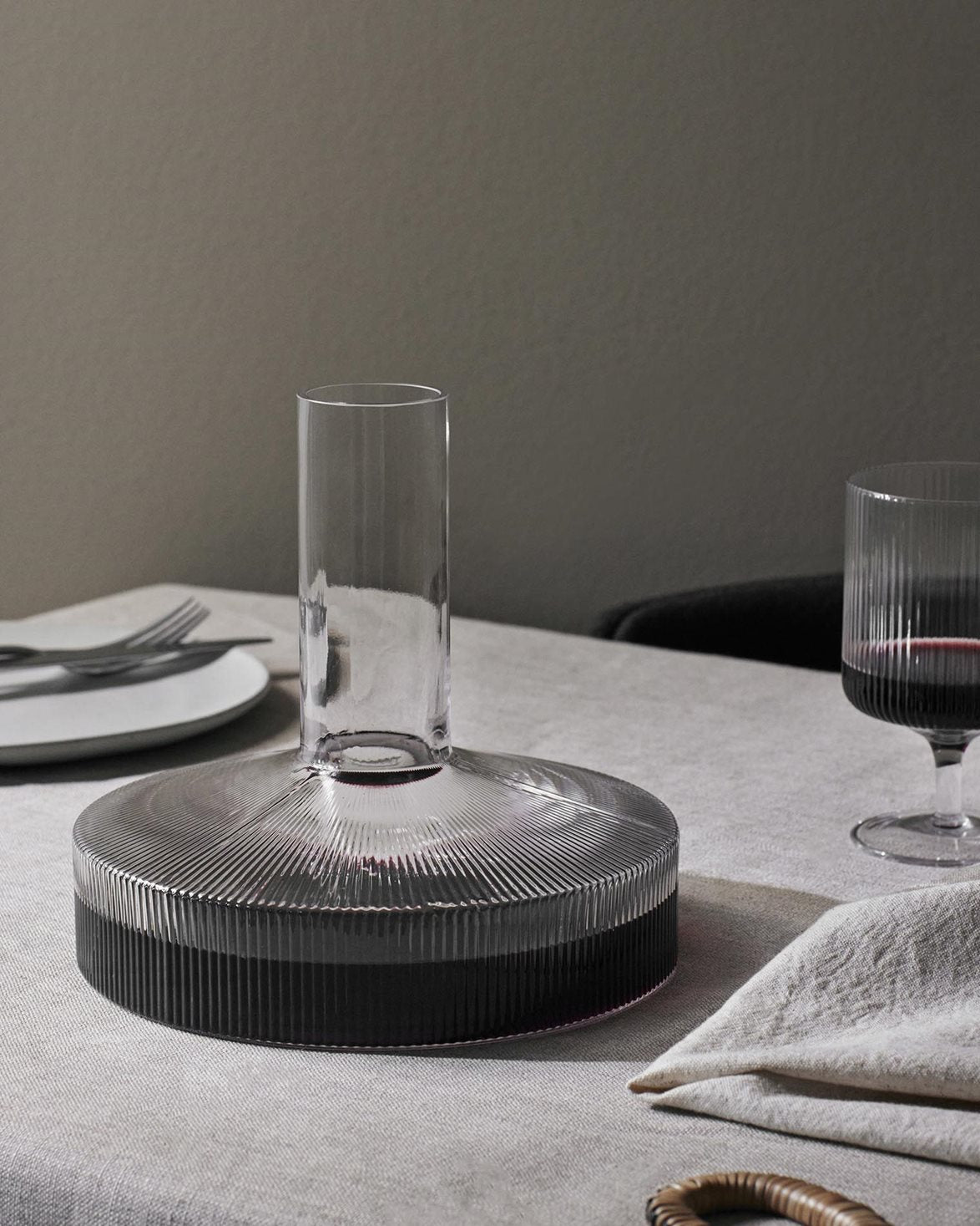 Ripple Wine Carafe Clear