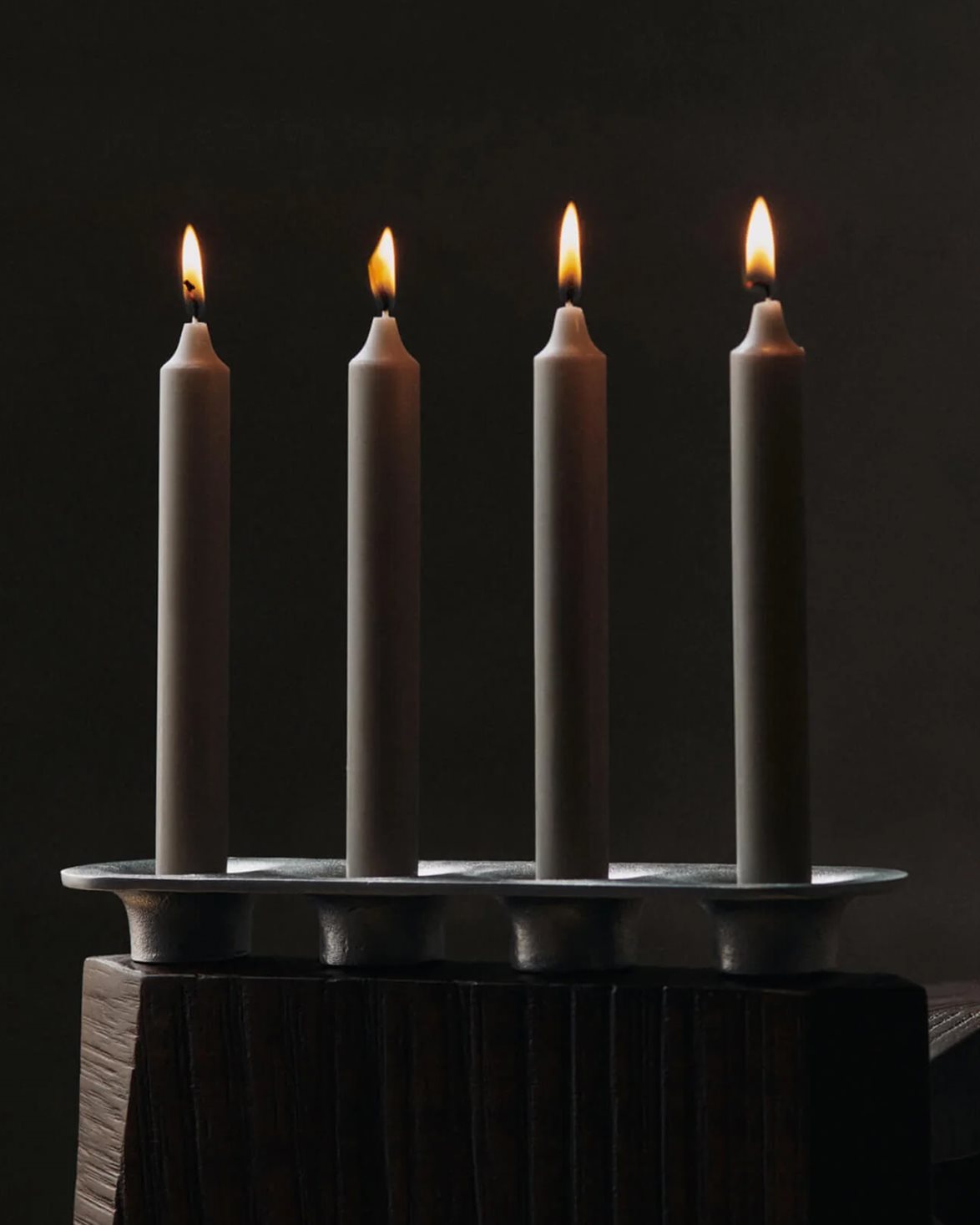 Soothe Four Candle Holder Aluminium