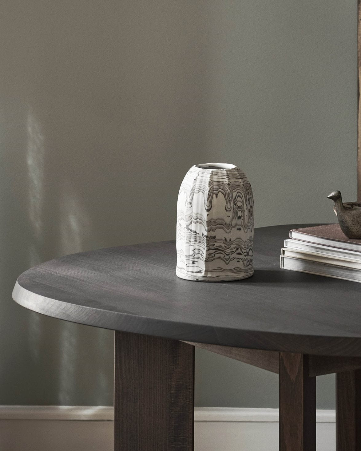 Tarn Dining Table 115 Dark Stained Beech