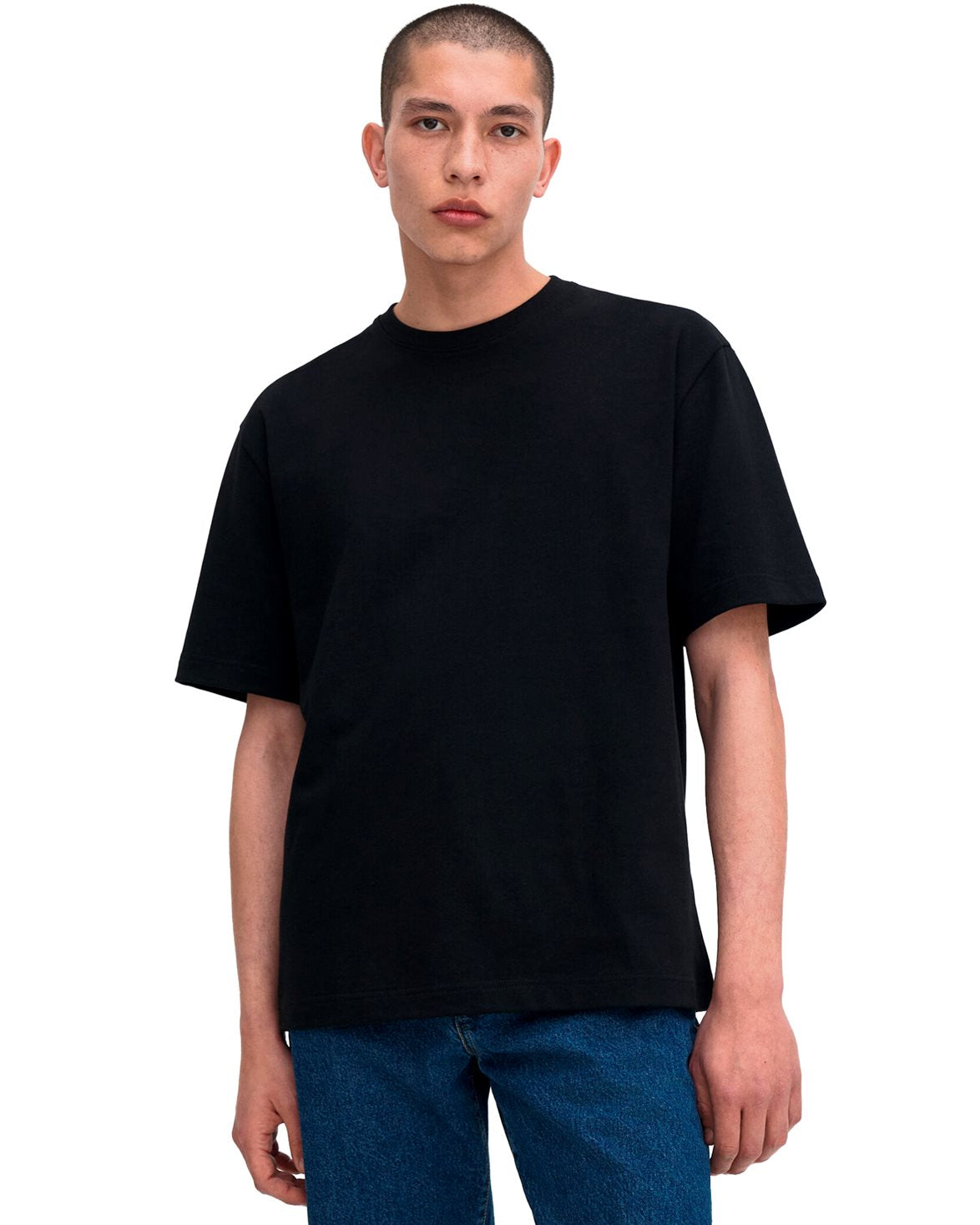 Heavy Crewneck Tee Black