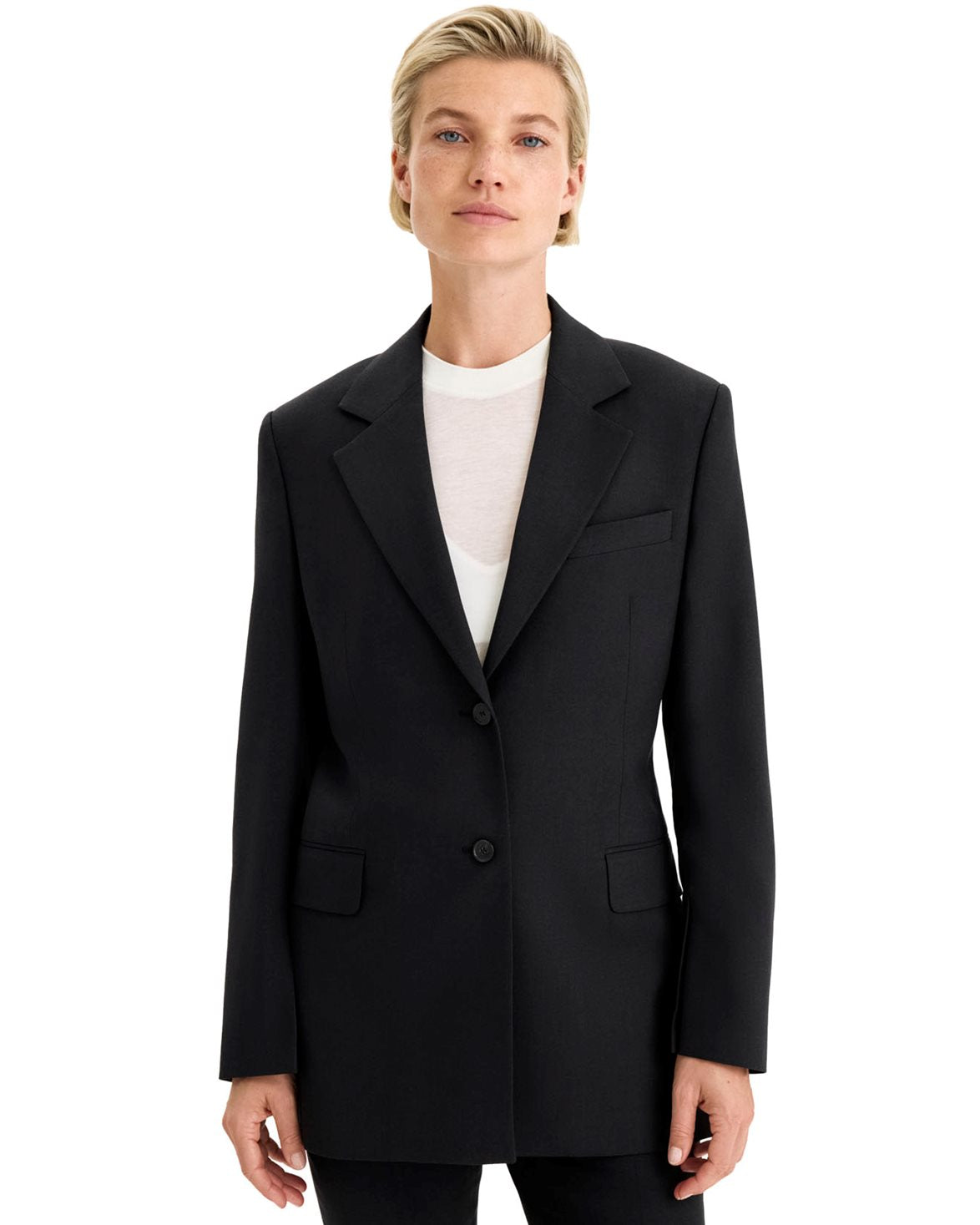 Slit Blazer Black