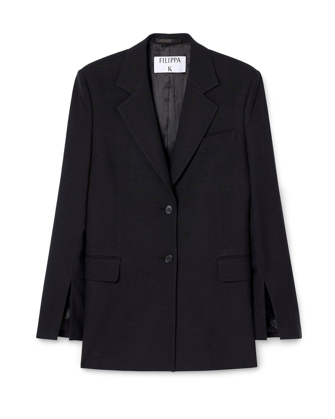 Slit Blazer Black