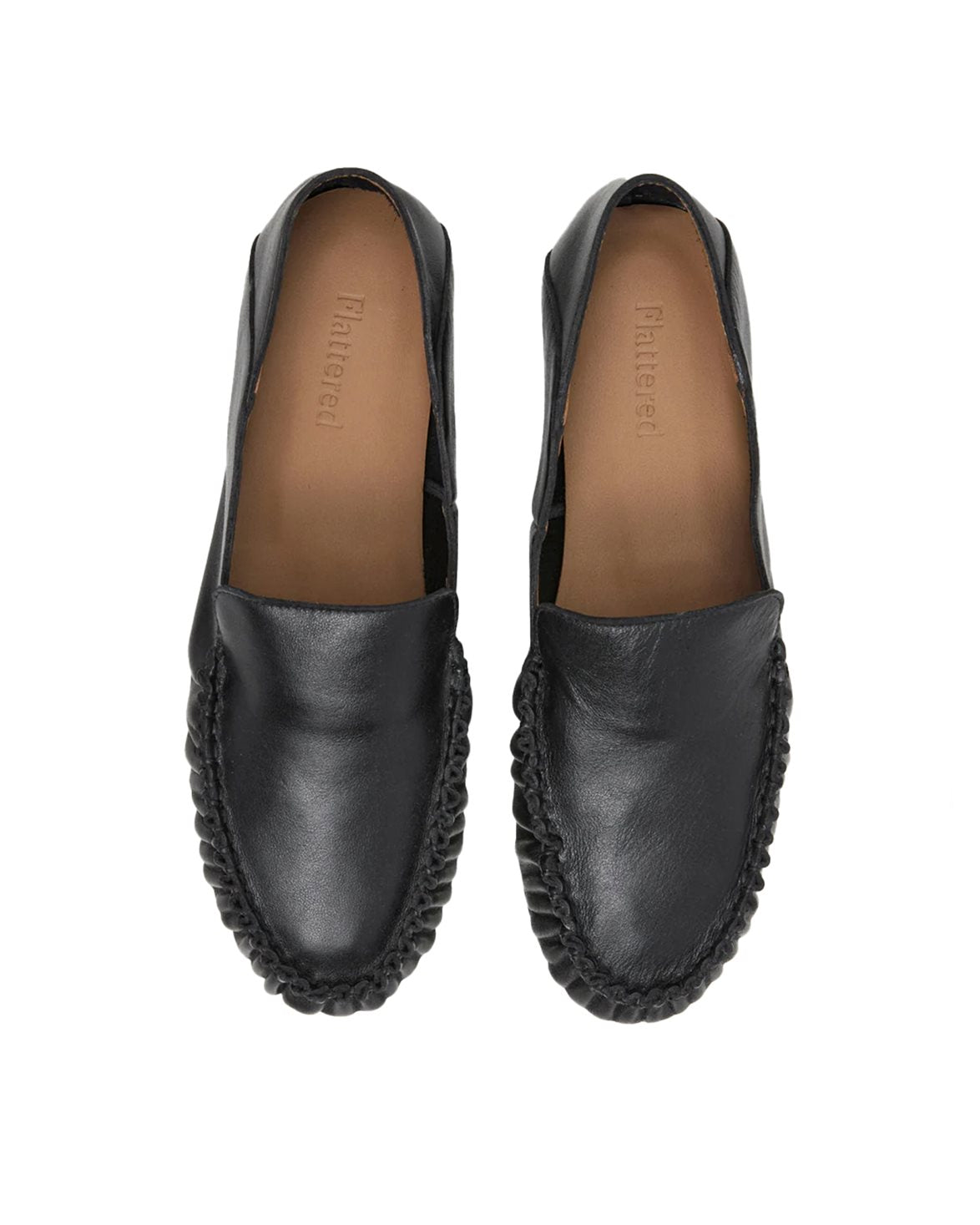 Bon Bon Loafers Black Leather