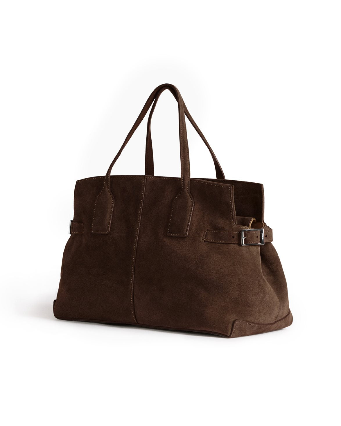 Lisa Bowler Bag Suede Chocolate