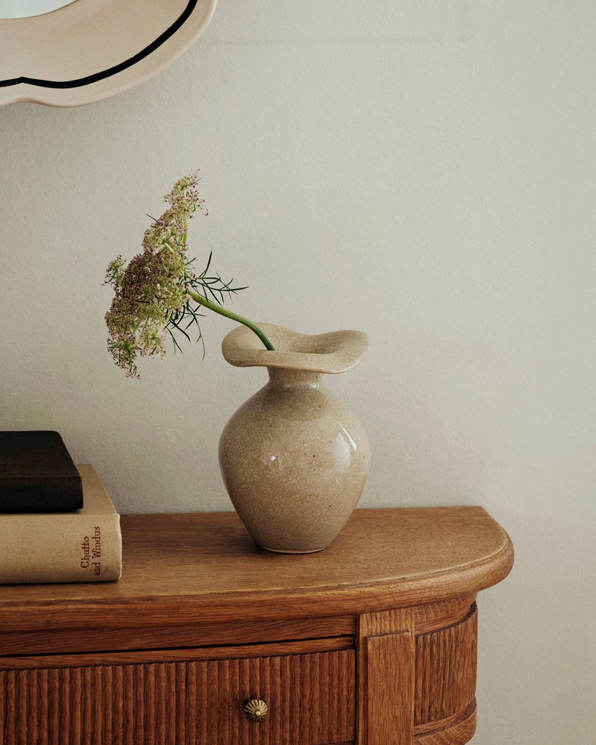 Florentina Vase Xs Glossy Beige