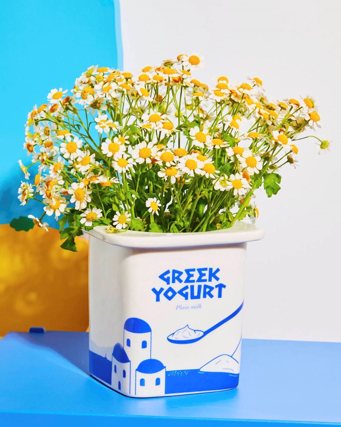 Vase Greek Yoghurt Blue
