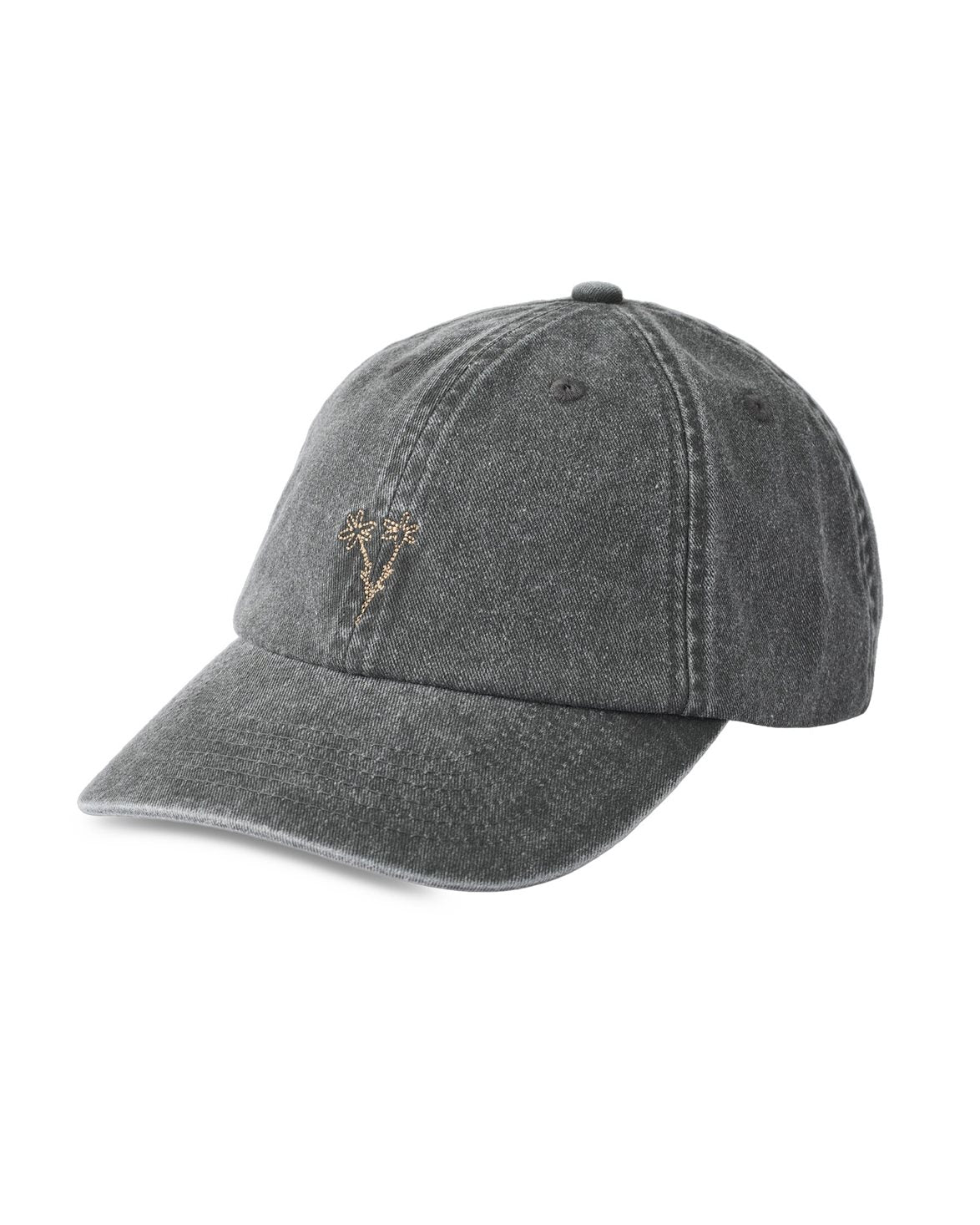 Bouquet Heavy Washed Cap Washed Black