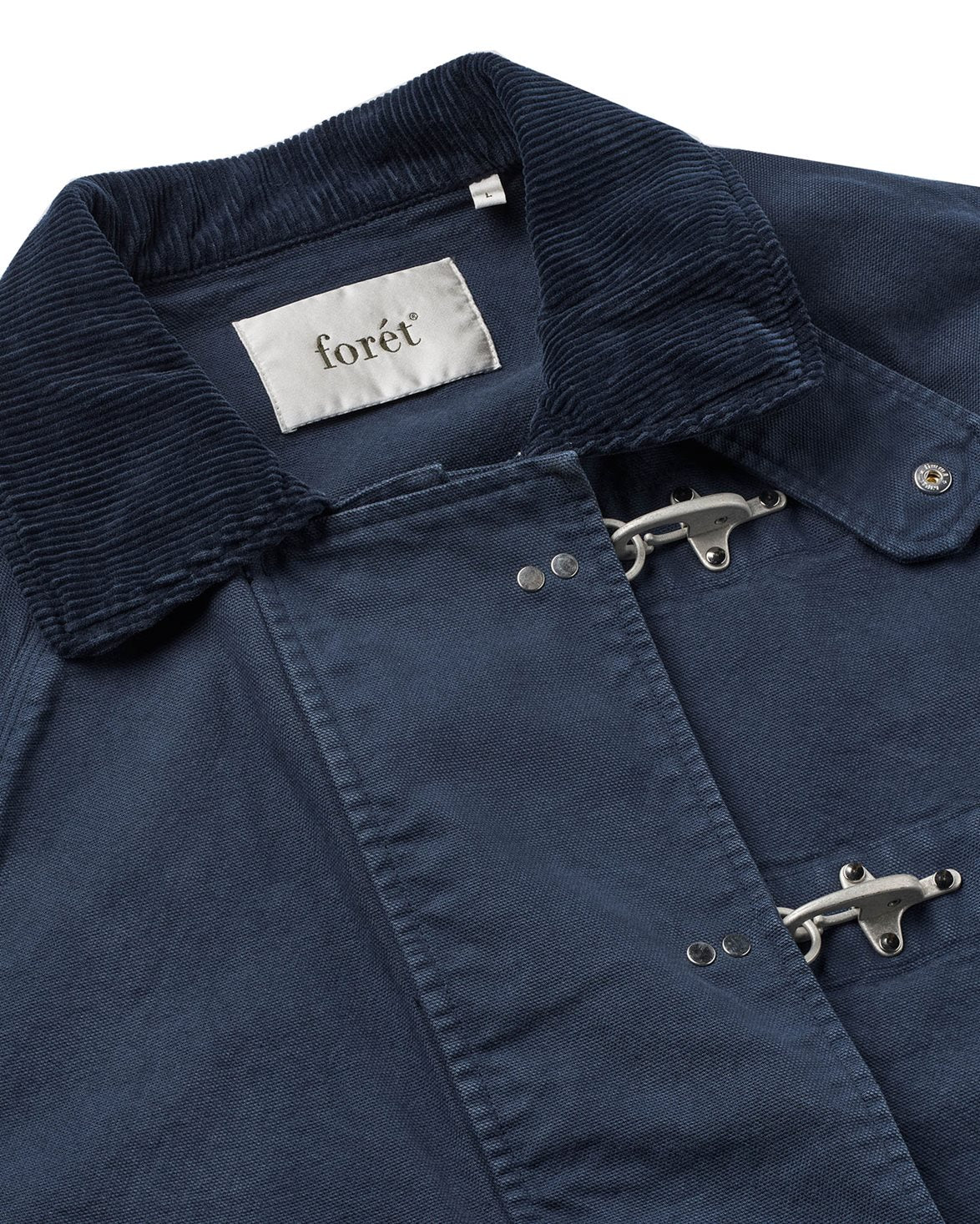 Cinder Clasp Canvas Jacket Navy