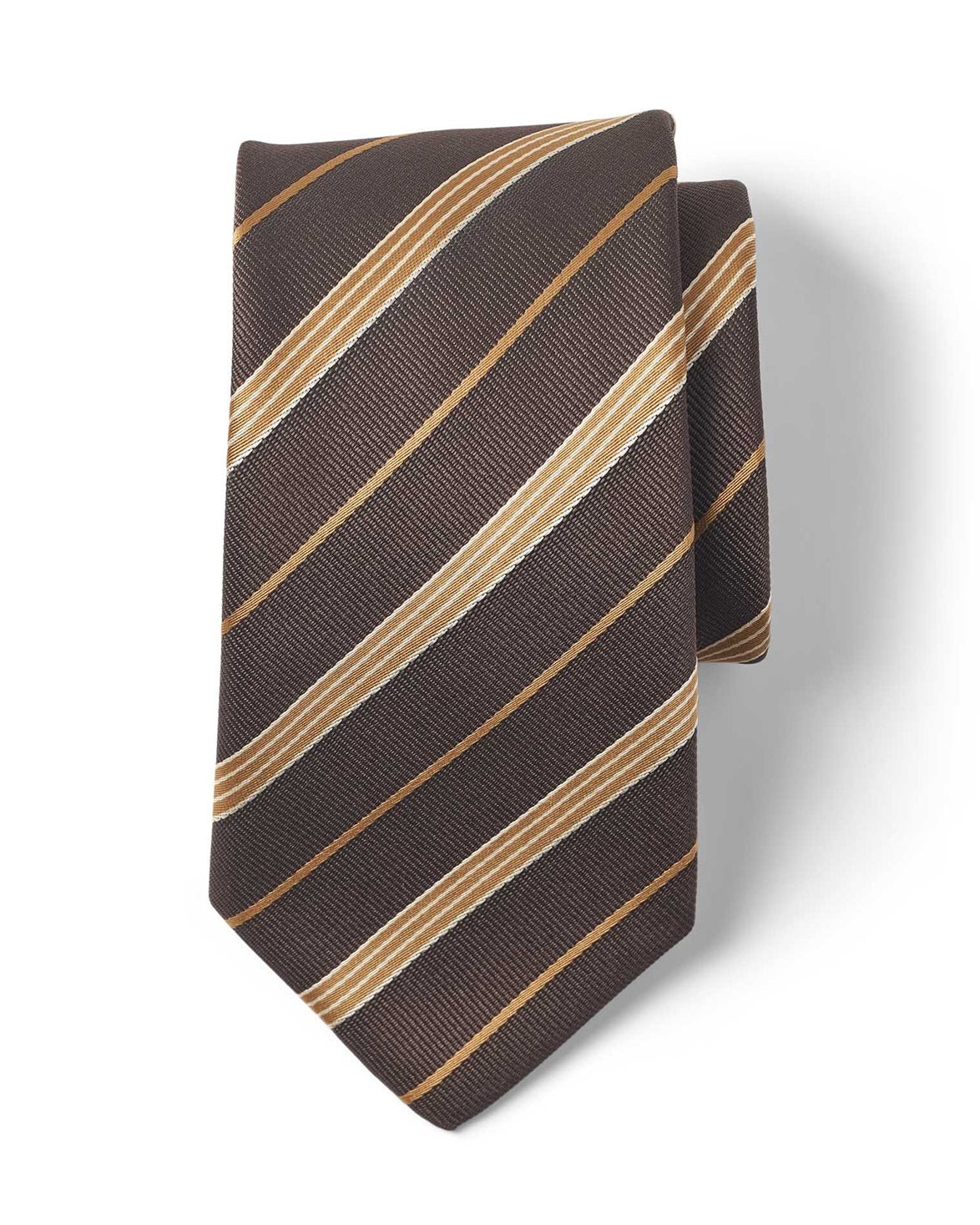 Eden Tie Wood Stripe