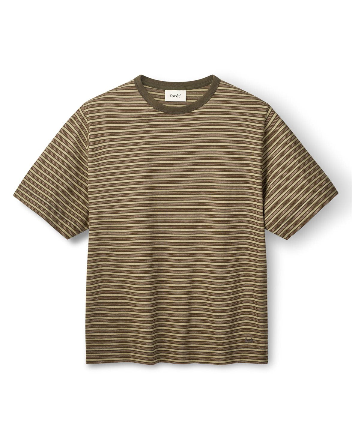 Repeat Relaxed Fit T-Shirt Wood Stripe