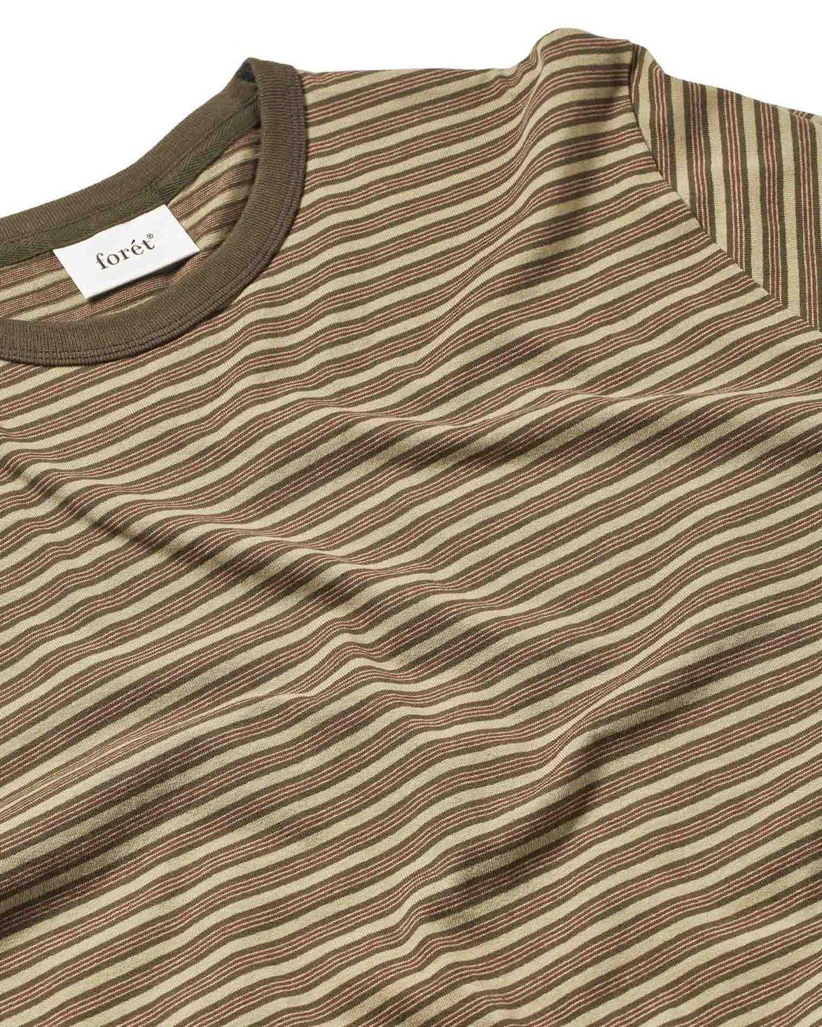 Repeat Relaxed Fit T-Shirt Wood Stripe
