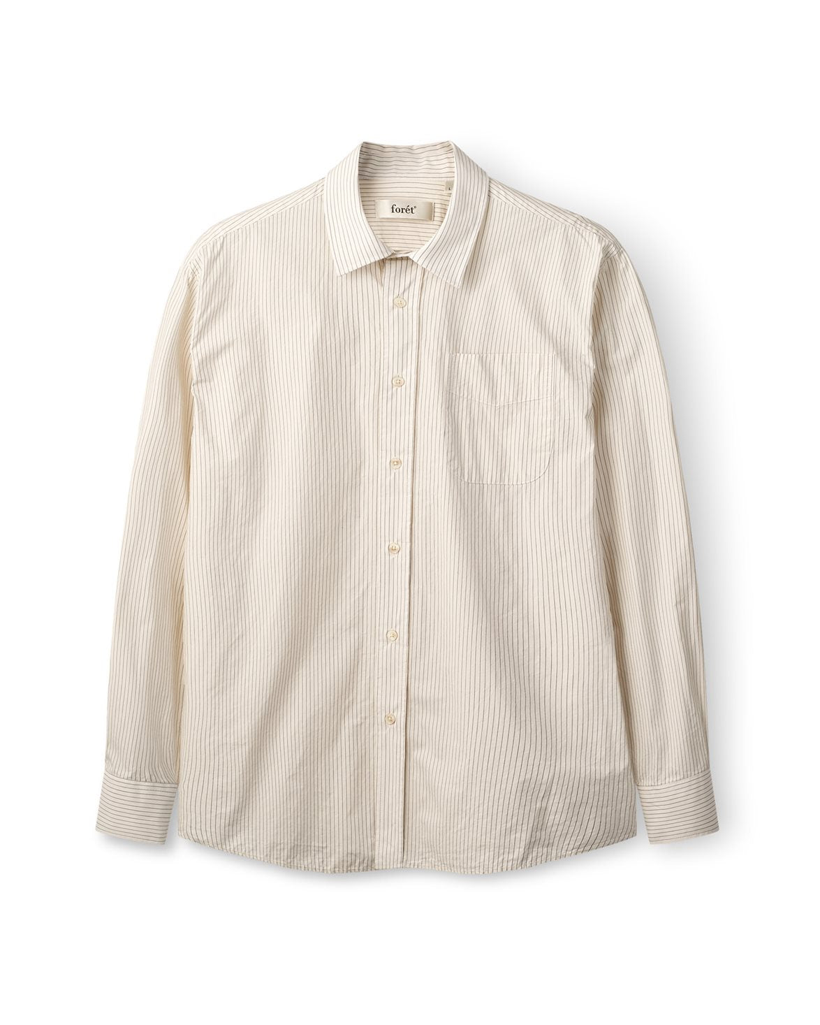 Scout Poplin Relaxed Fit Shirt Cloud Stripe
