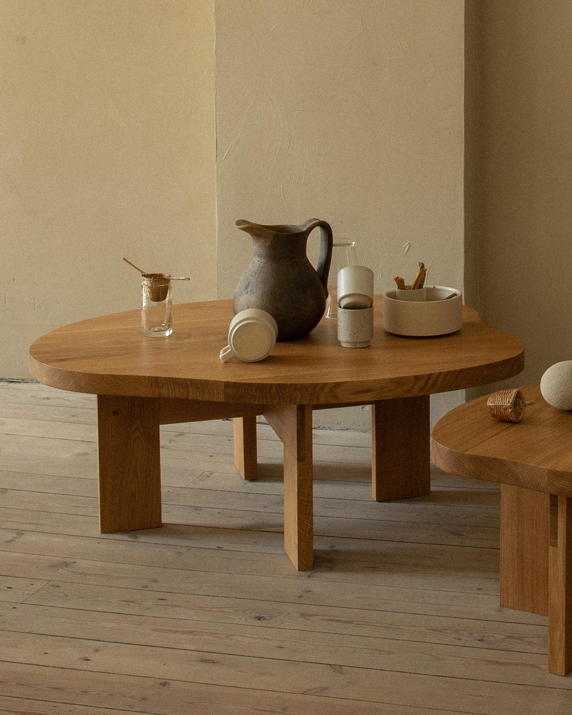 Farmhouse Coffee Table Pond Oak