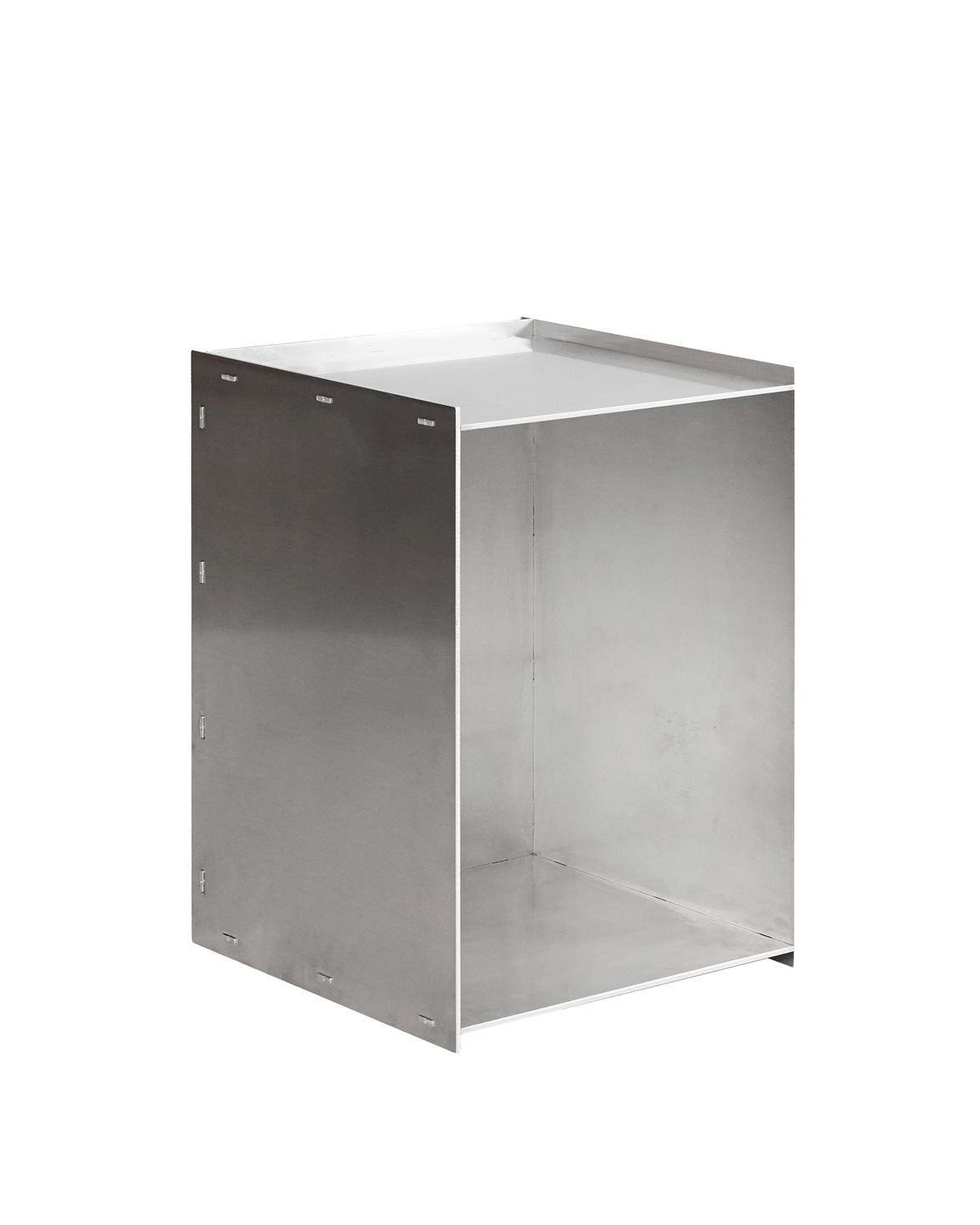 Rivet Box Table Stainless Steel
