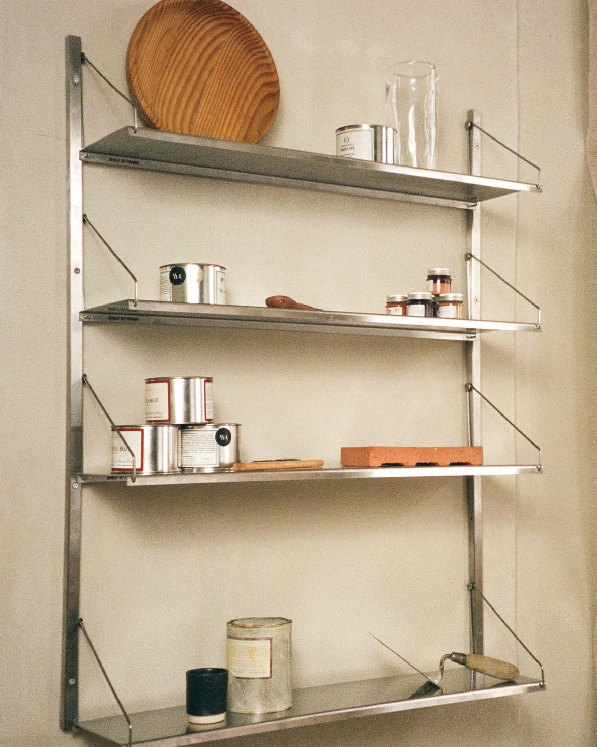 Shelf Library H1084 Single Section Stainless Steel