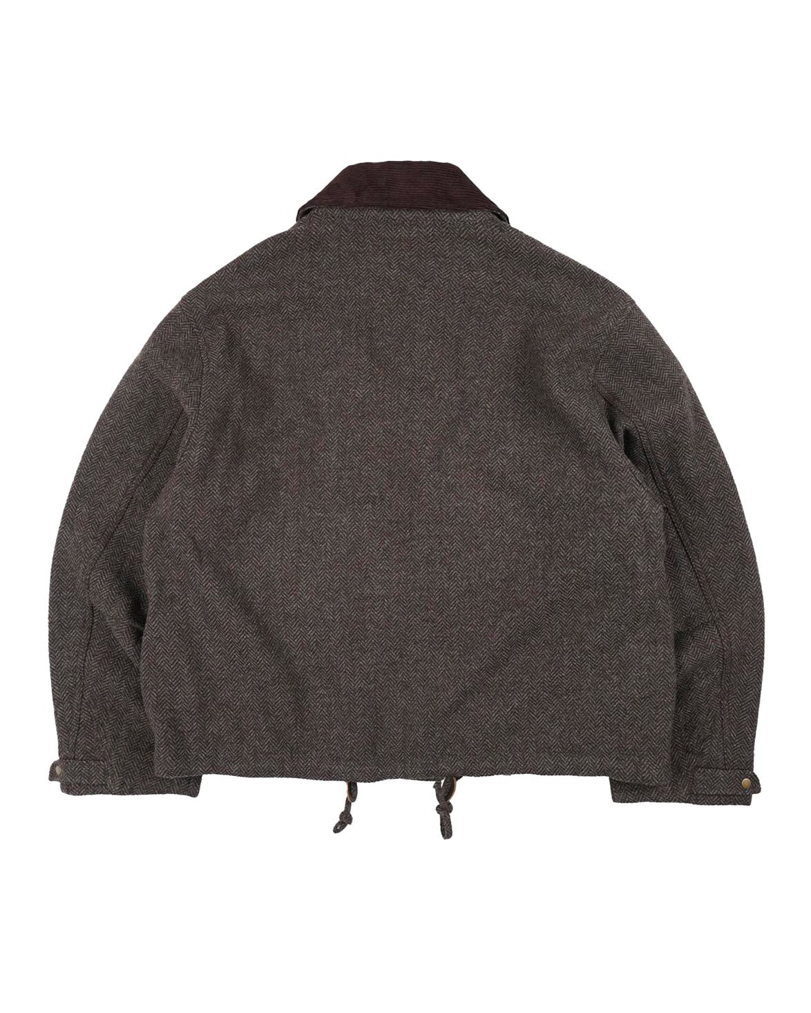 Herringbone Wool Hunting Jacket Pine Brown