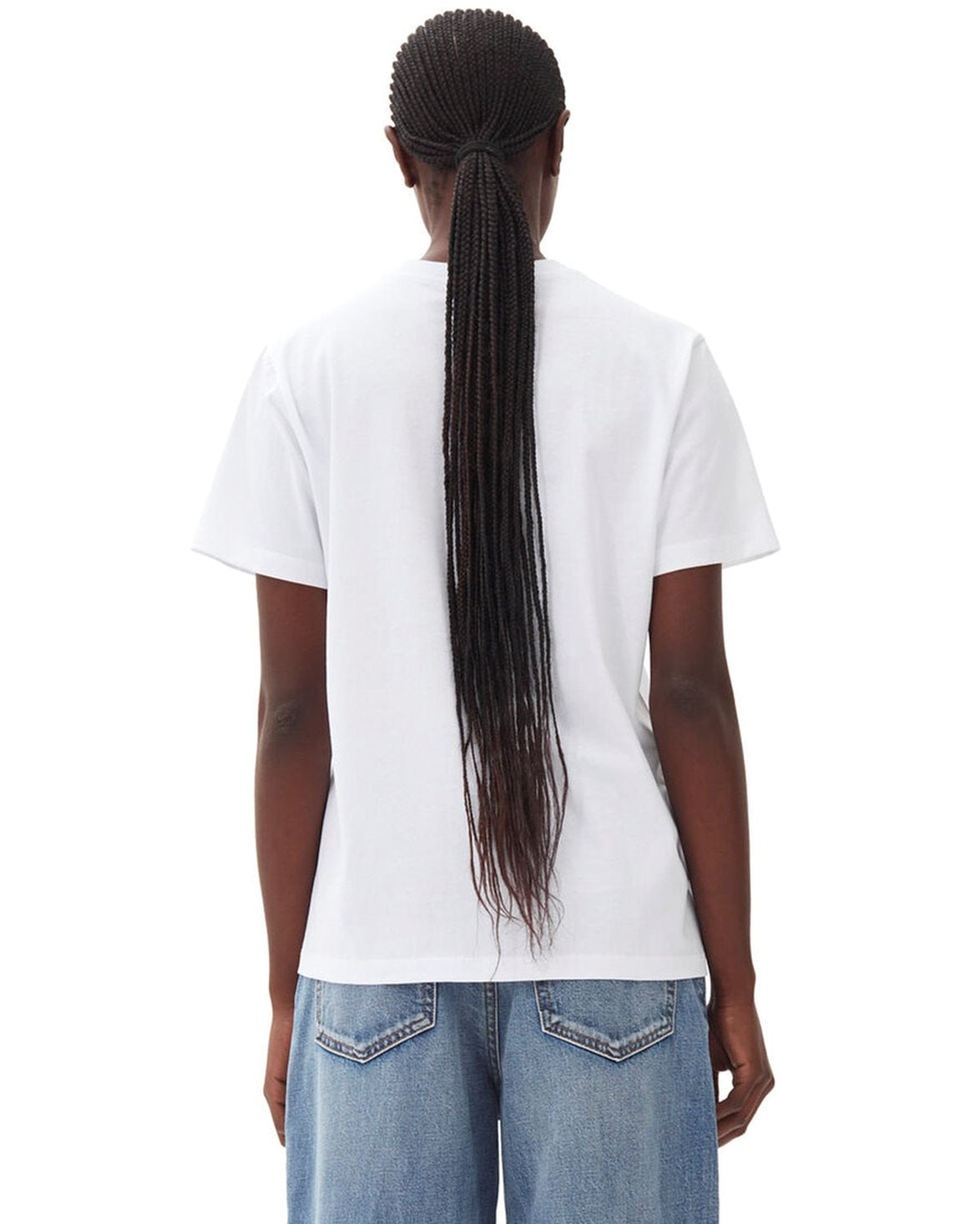 Basic Jersey Cherry T-Shirt Bright White