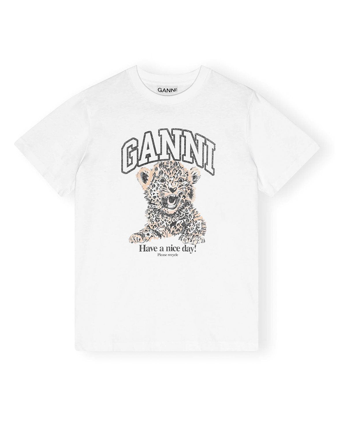 Basic Jersey Leopard T-Shirt Leopard