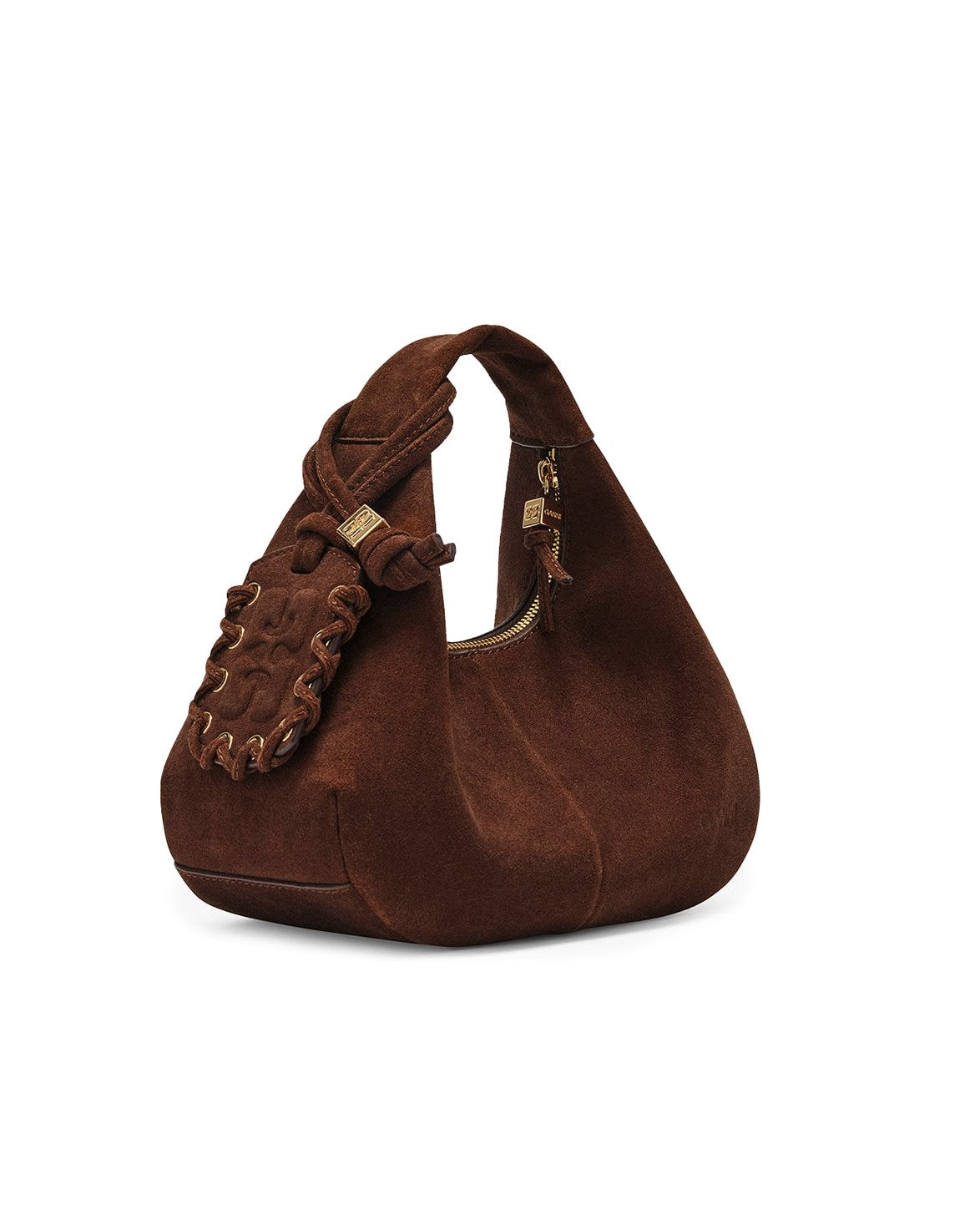Hobo Mini Bag Suede Chicory Coffee