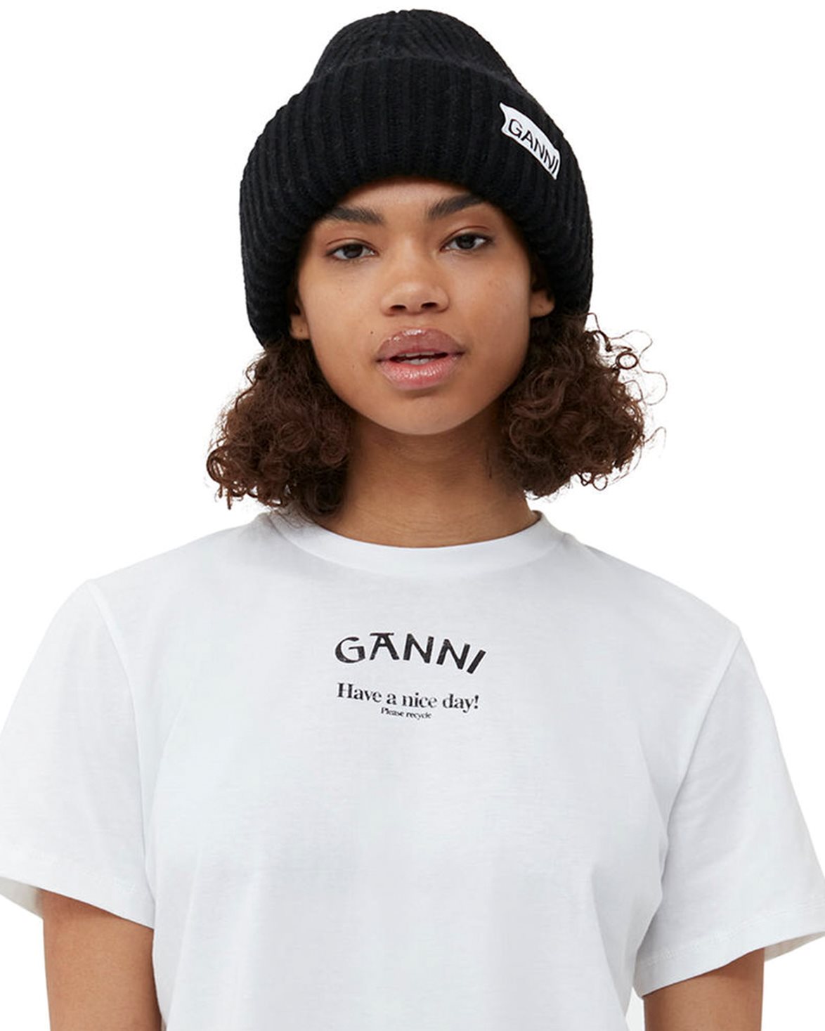 Structured Rib Beanie Black