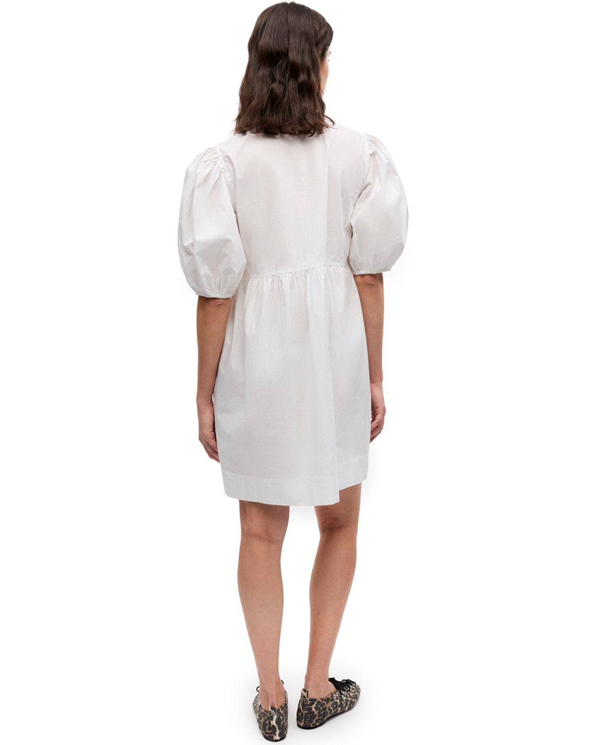 Tie String Mini Dress Bright White