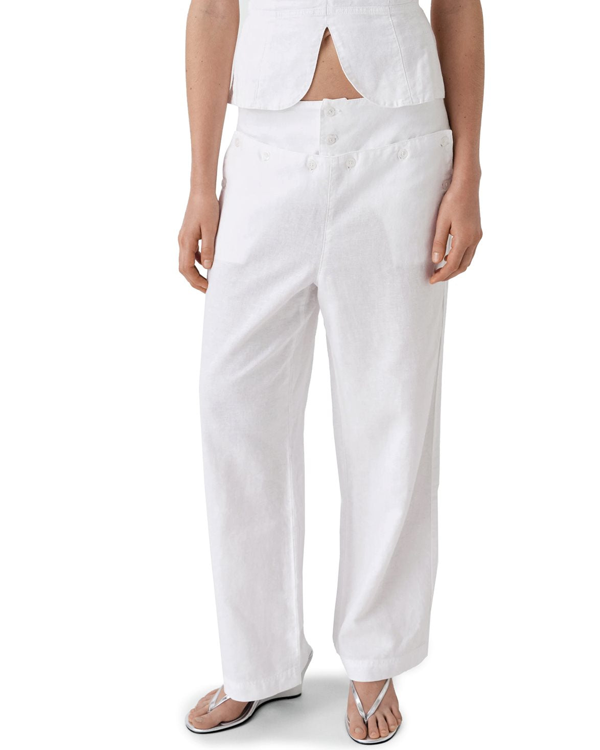 Anna Trousers White