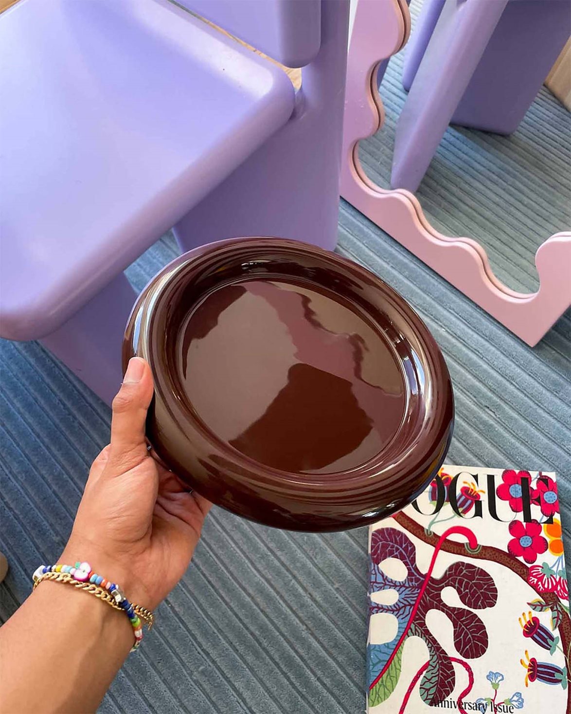 Chunky Plate Brown