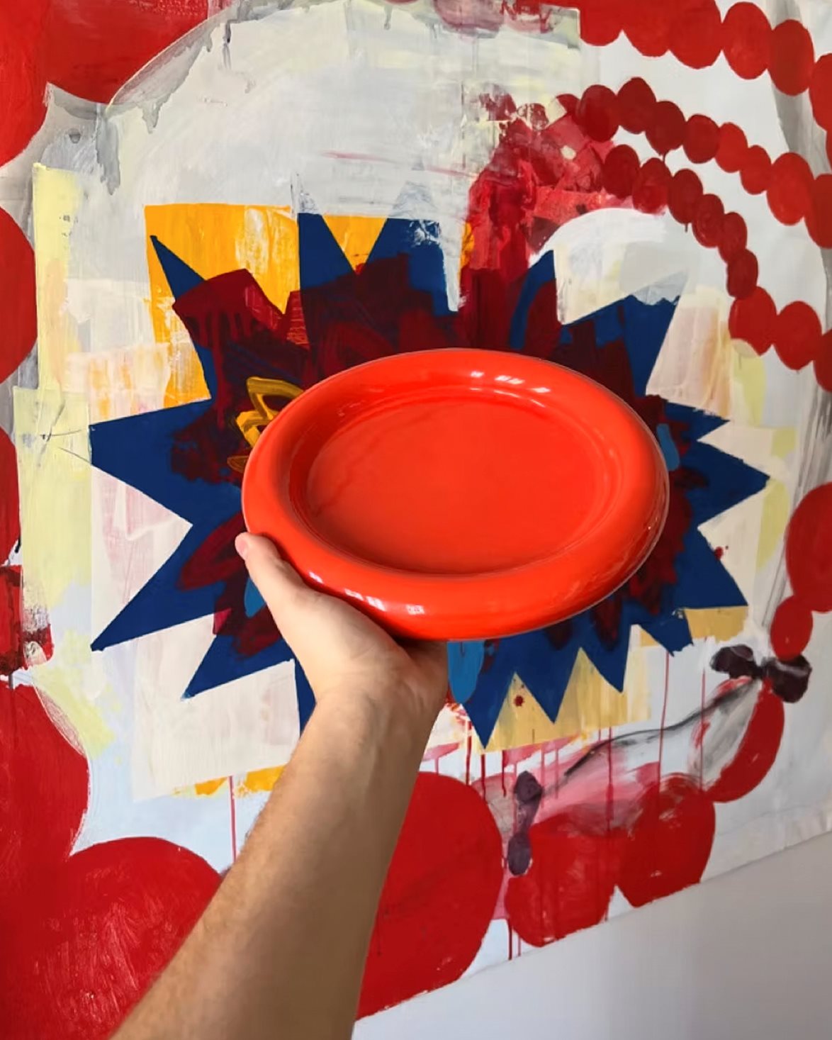 Chunky Plate Red