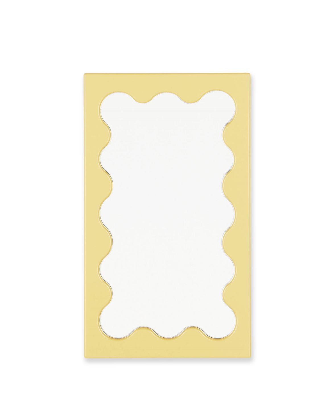 Curvy Mirror Micro Pale Yellow