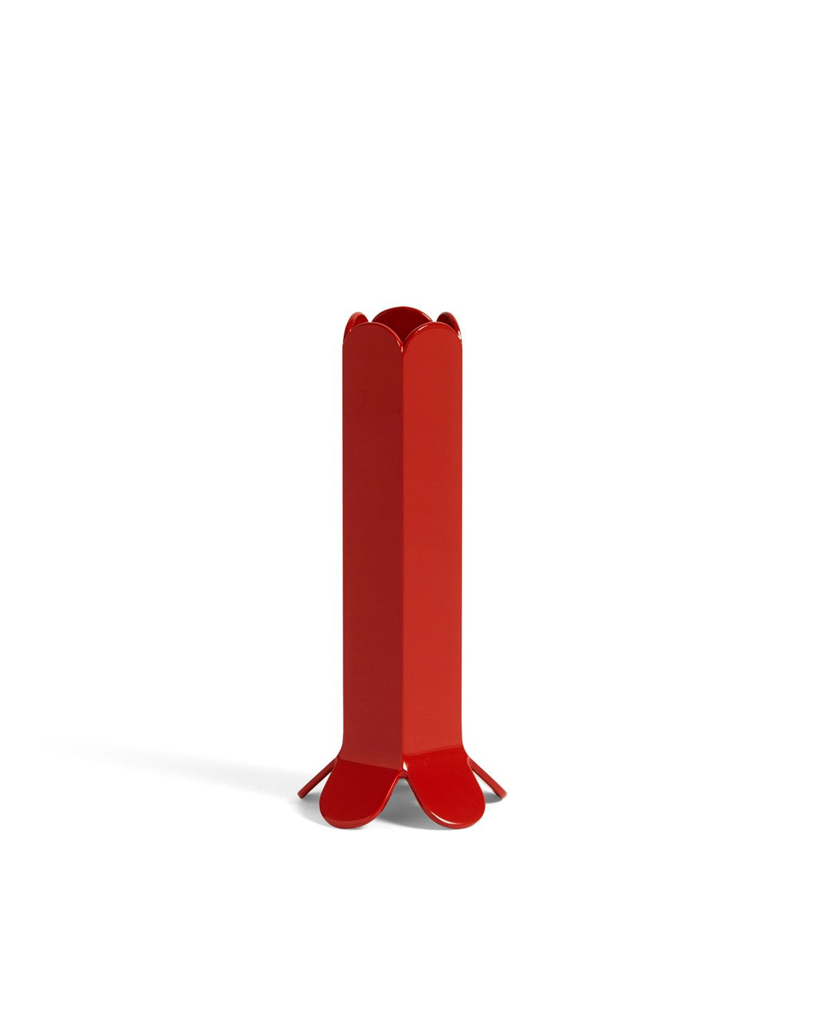 Arcs Candleholder L Red