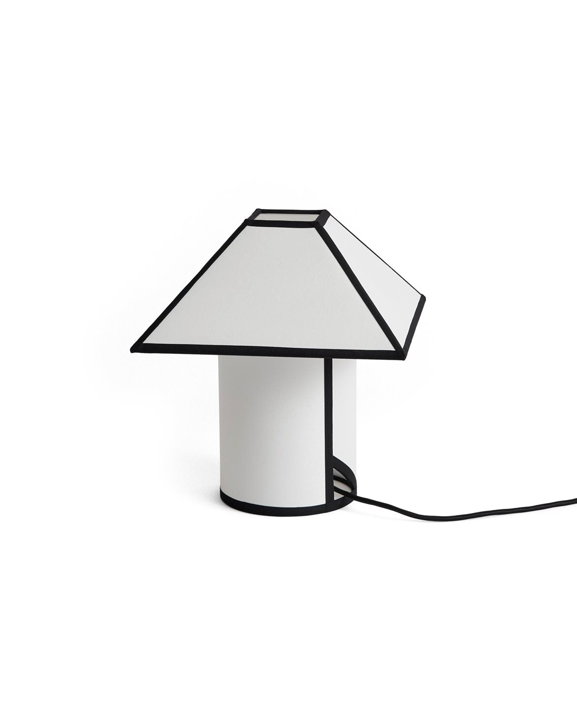 Ava Pyramid Table Lamp 29 Cm White