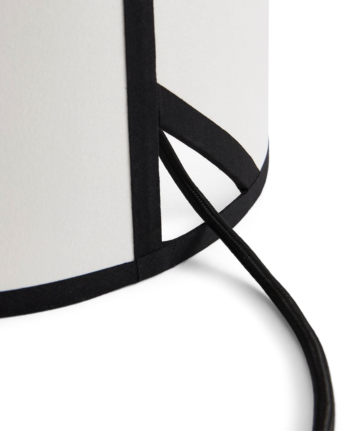 Ava Pyramid Table Lamp 45 Cm White