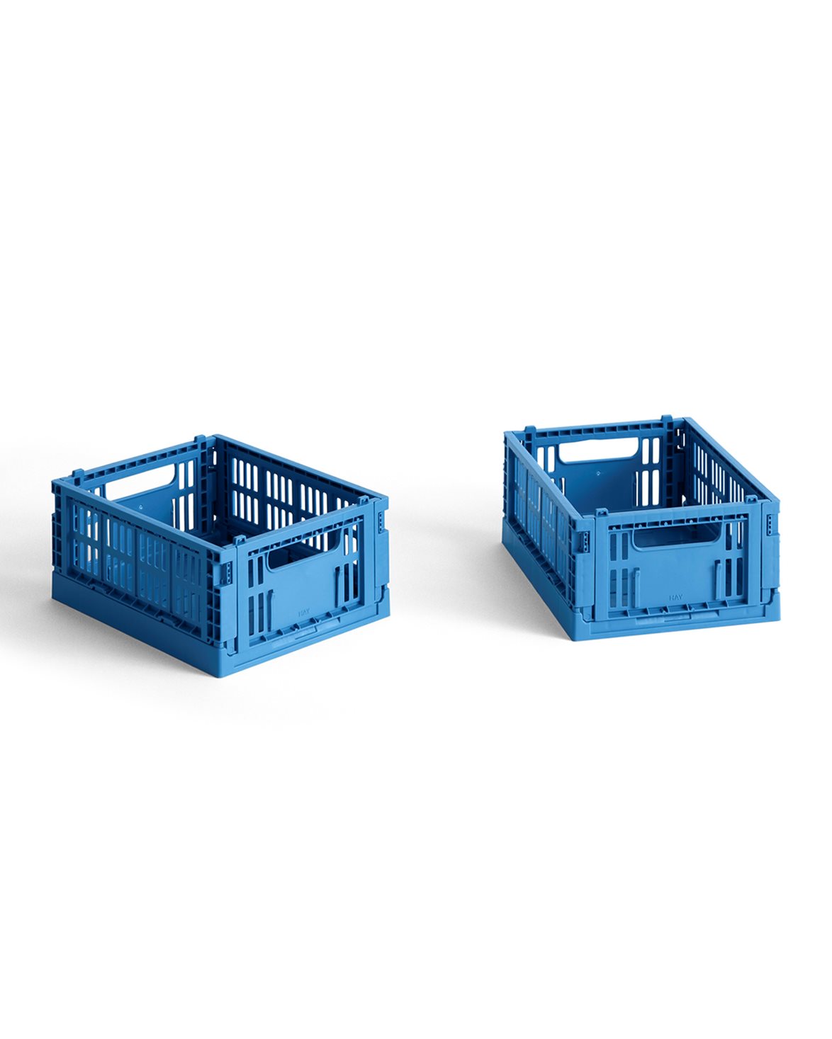 Hay Colour Crate Mini Set Of 2 Electric Blue