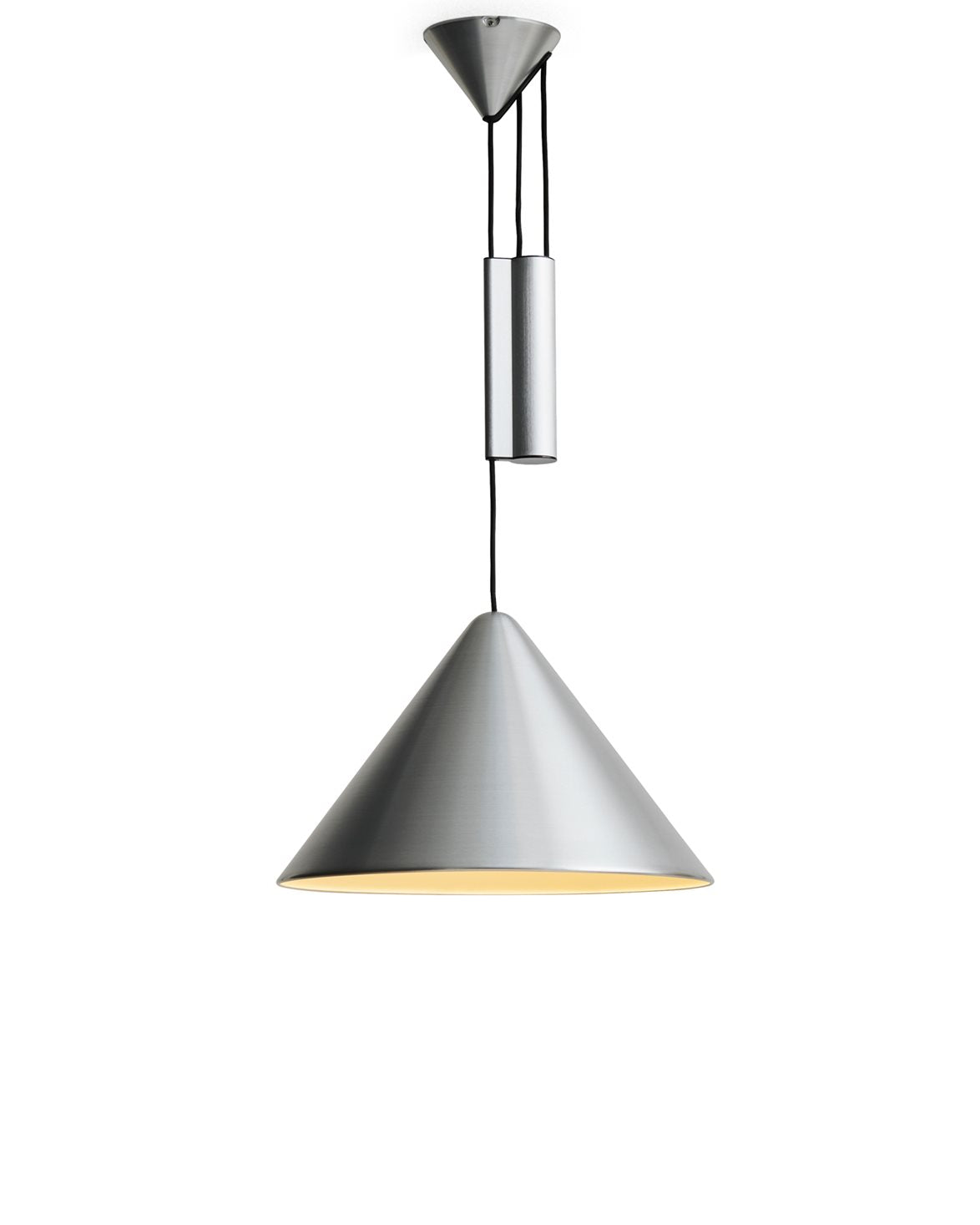 Compass Adjustable Pendant Brushed Aluminium