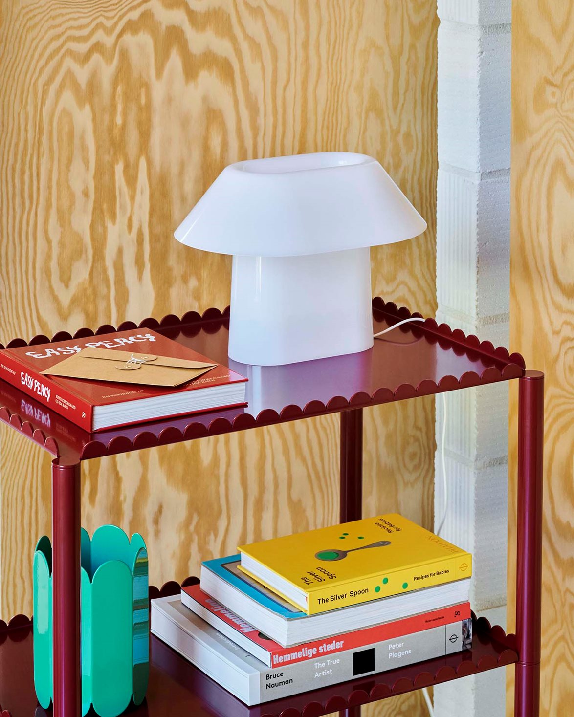 Drome Table Lamp White Opal Acrylic