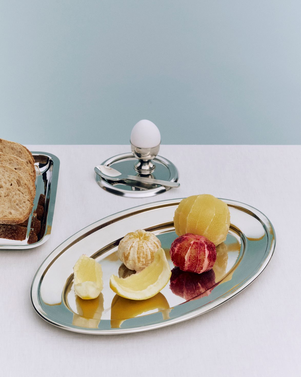 Essential Steel Oval Dish L Stainless Steel