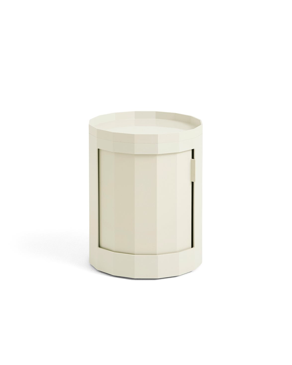 Facet Cabinet Low Eggshell