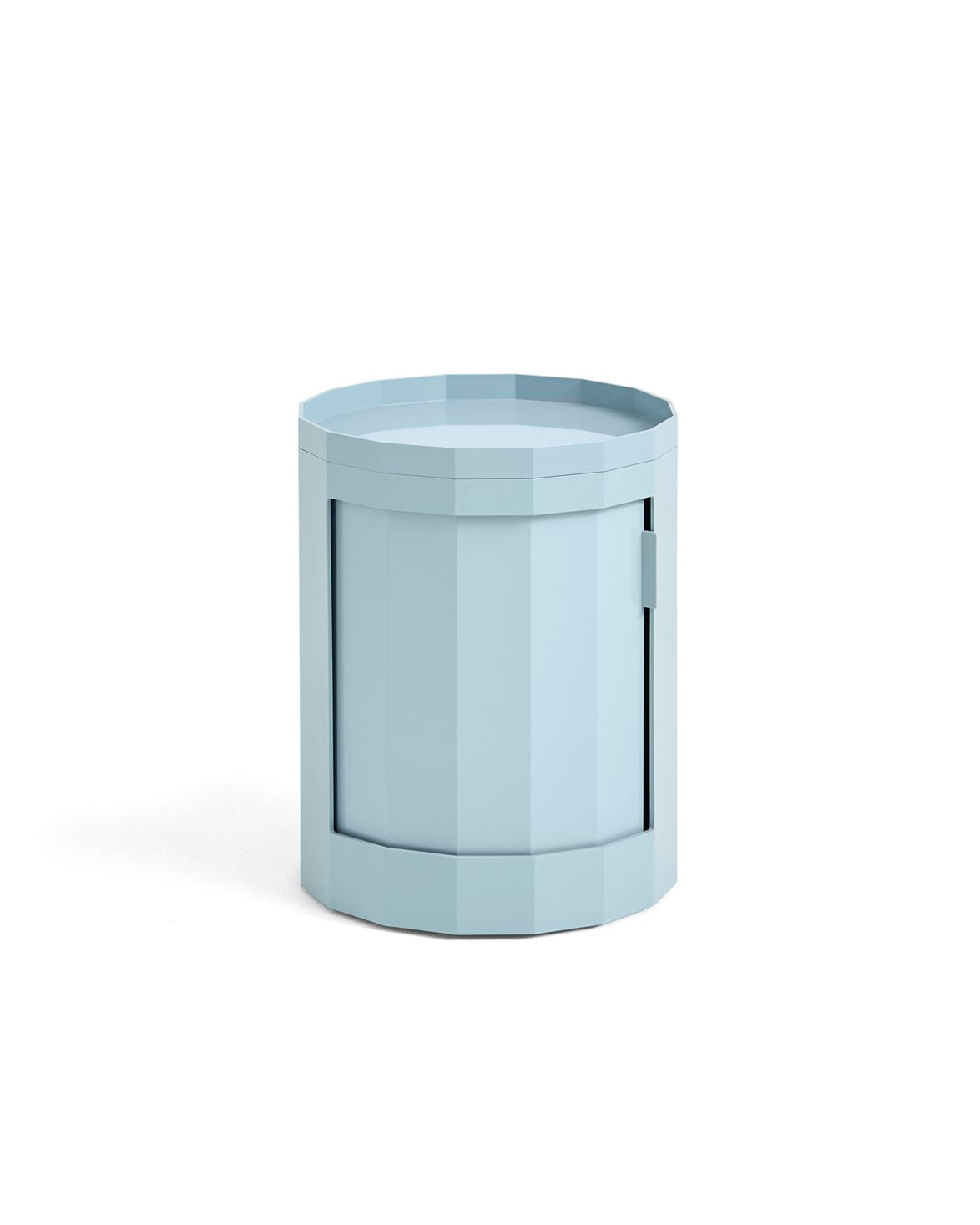 Facet Cabinet Low Misty Blue