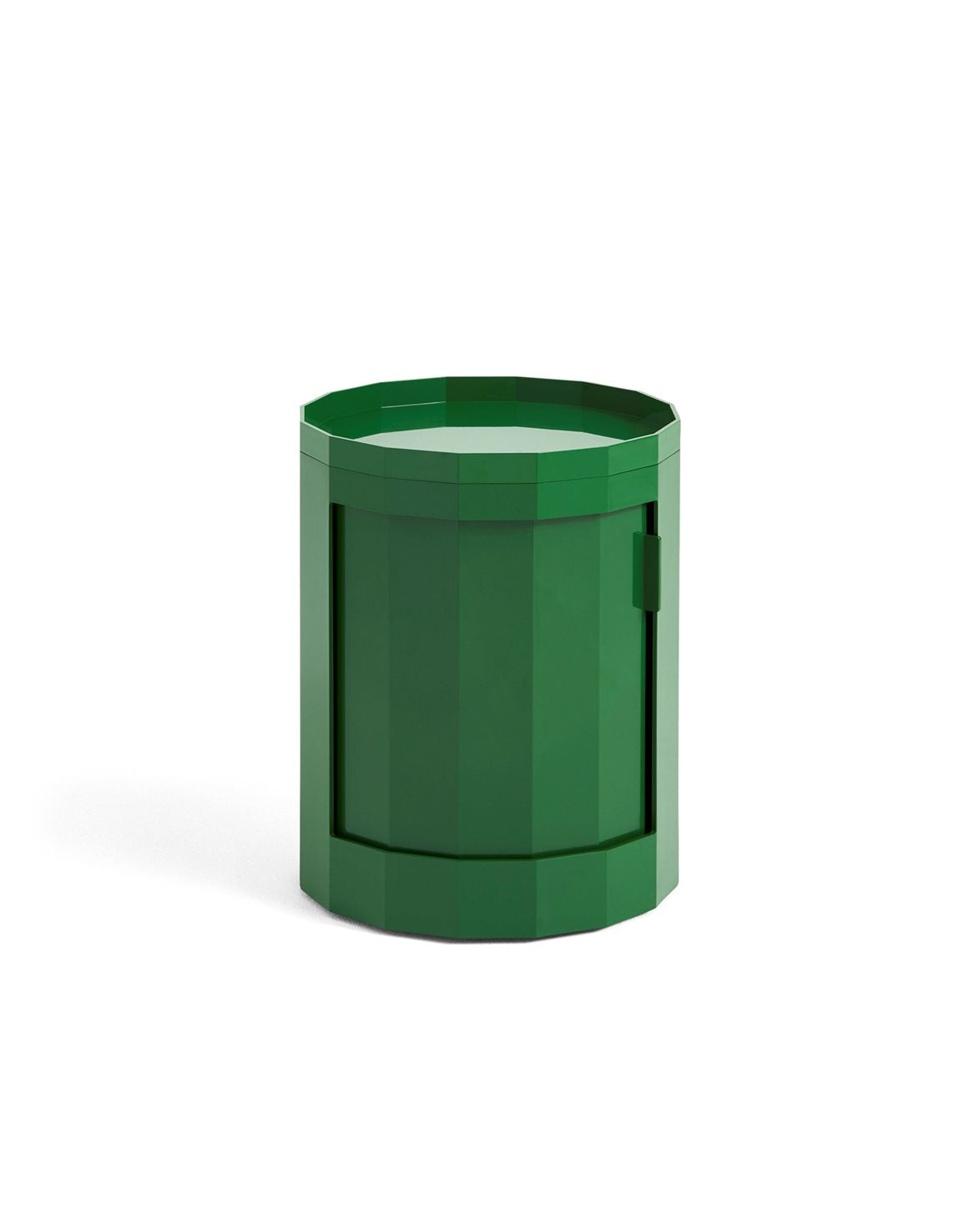 Facet Cabinet Low Spinach Green