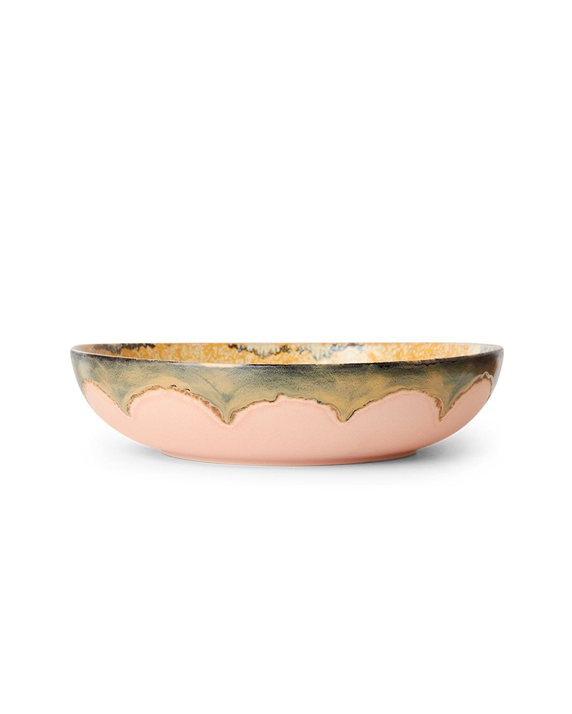 70S Ceramics Salad Bowl Sunflower