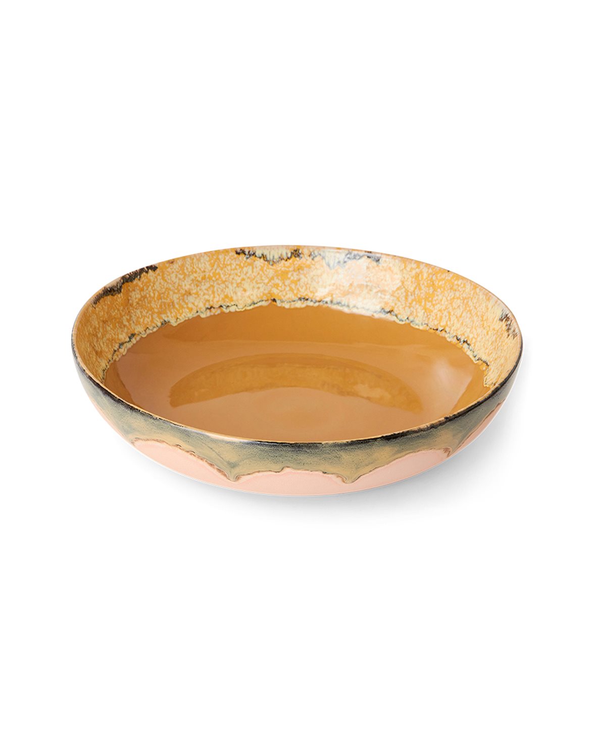 70S Ceramics Salad Bowl Sunflower