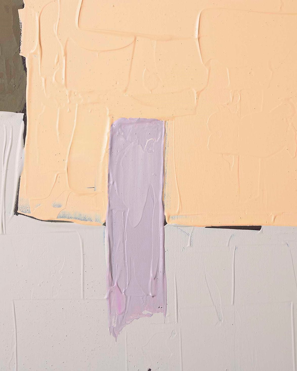 Abstract Painting Mustard/Nude