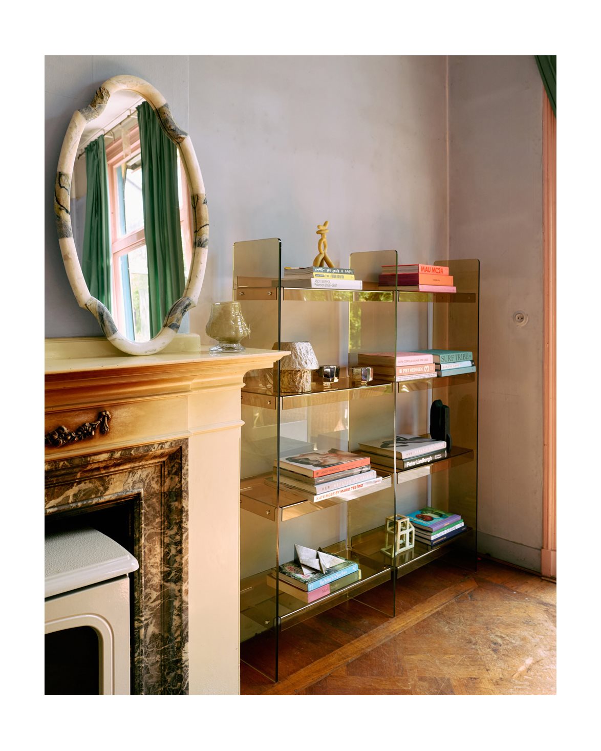Acrylic Cabinet Olive Green
