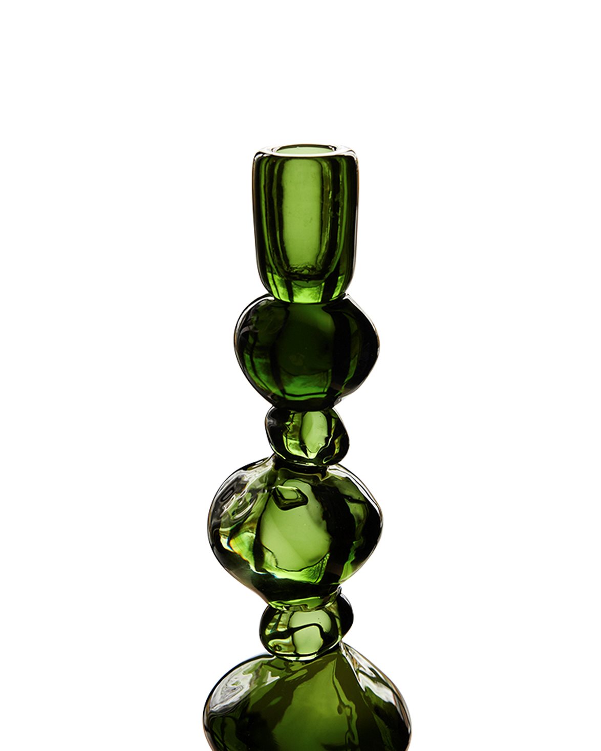 Candle Holder L Emerald