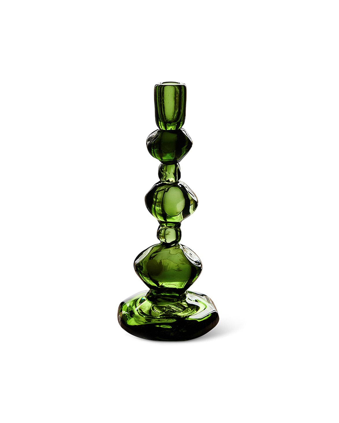 Candle Holder L Emerald
