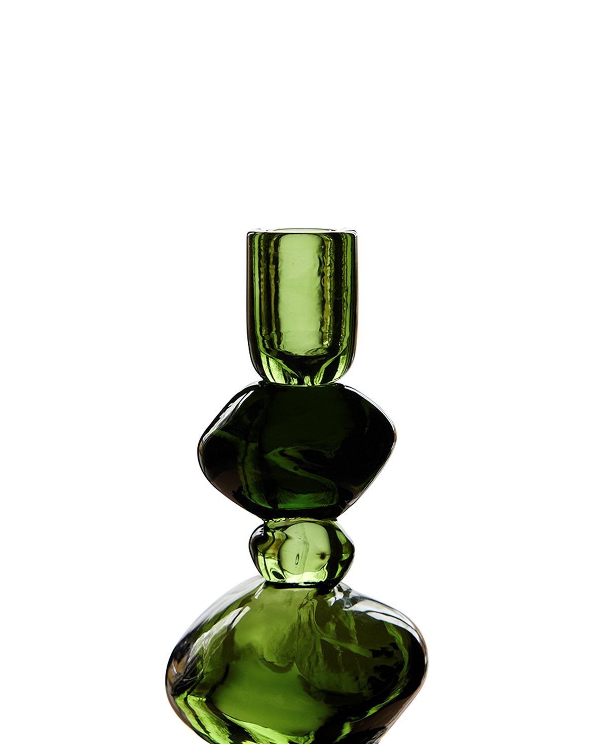 Candle Holder M Emerald