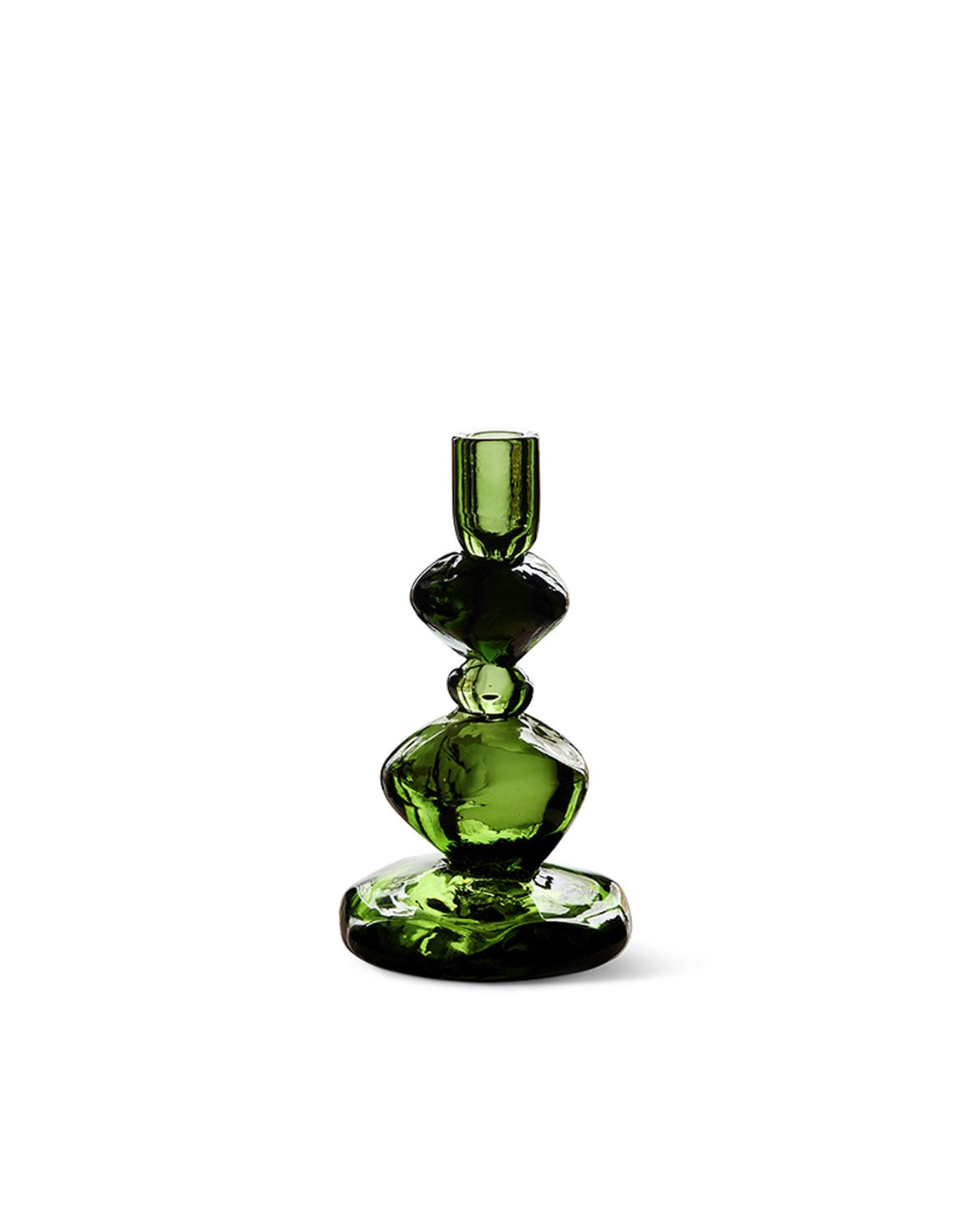 Candle Holder M Emerald